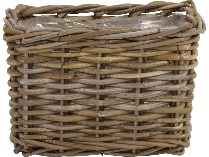 Franz Müller Übertopf rechteckig 20 cm x 30 cm x 15 cm Grau kaufen bei OBI