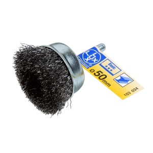 LUX Topfbürste 50 mm grob zum Entrosten und Entlacken von Metall.