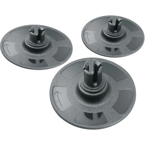 Bosch Schleifteller-Satz, 3-teilig, für EasyCurv Sander. Zubehör für Tellerschleifer.
