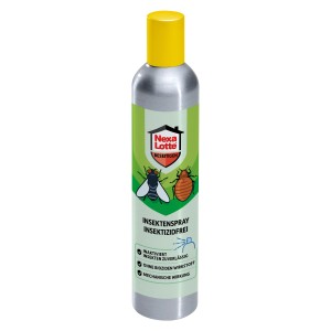 Nexa Lotte Insektenspray, insektizidfrei, 300ml Flasche mit gelbem Deckel. Mittel gegen Ungeziefer.