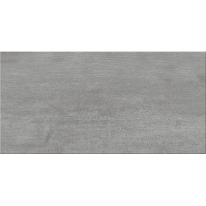 Graue Bodenfliese Harmony in Zement-Holzoptik, glasiert, 29,7x59,8 cm.