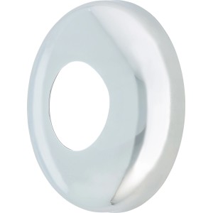 Scharnierrosette Ø 24,1 mm (G 3/4") x 15 mm Verchromt