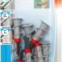 Fischer Duoblade Gipskartondübel, 10 Stück, für leichte Lasten an Gipskarton- und Gipsfaserplatten.