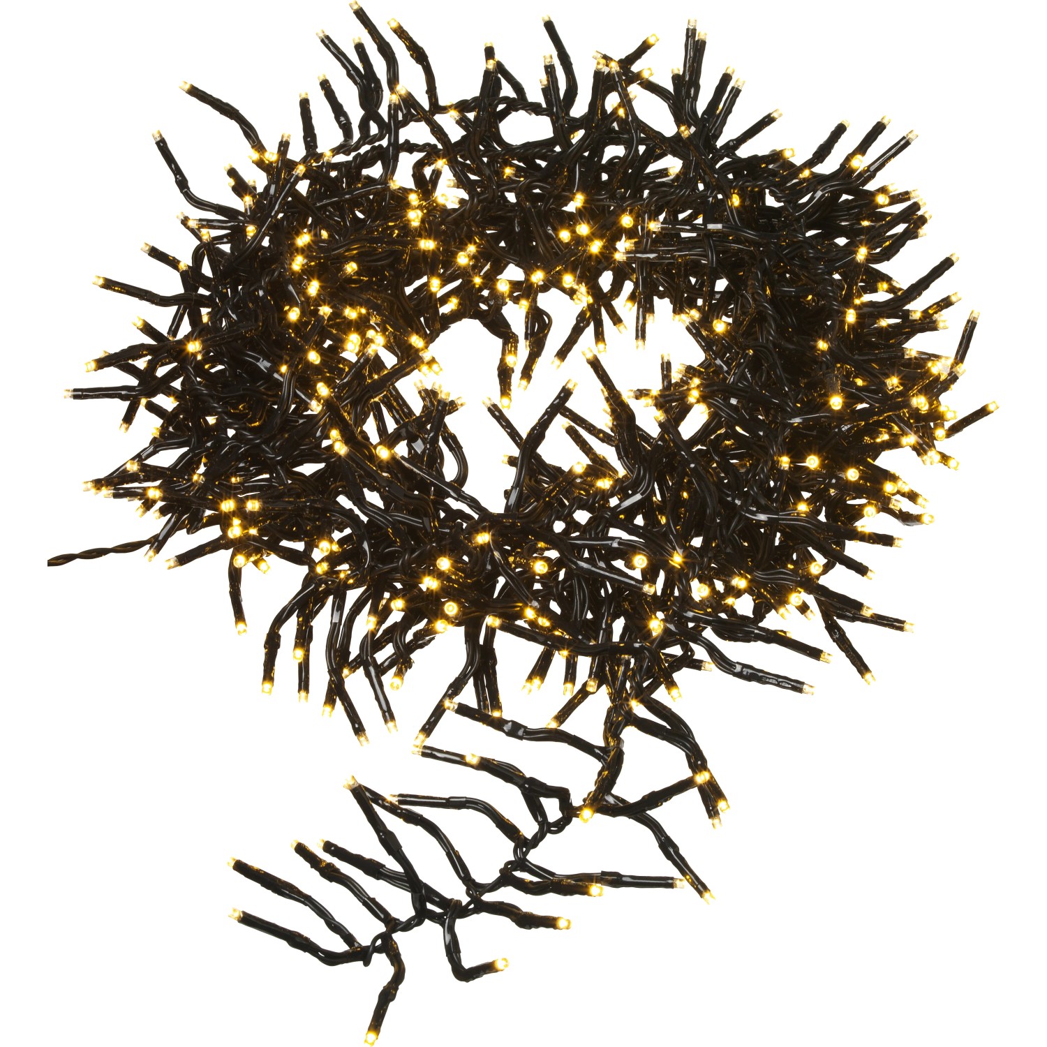 LED-Büschellichterkette 576 LEDs Warmweiß Schwarzes Kabel 7,2 m kaufen bei OBI