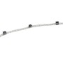 Bellissa Kabelclips (10 Stk.) zur Befestigung eines LED-Lichtschlauchs an einer Rasenkante.