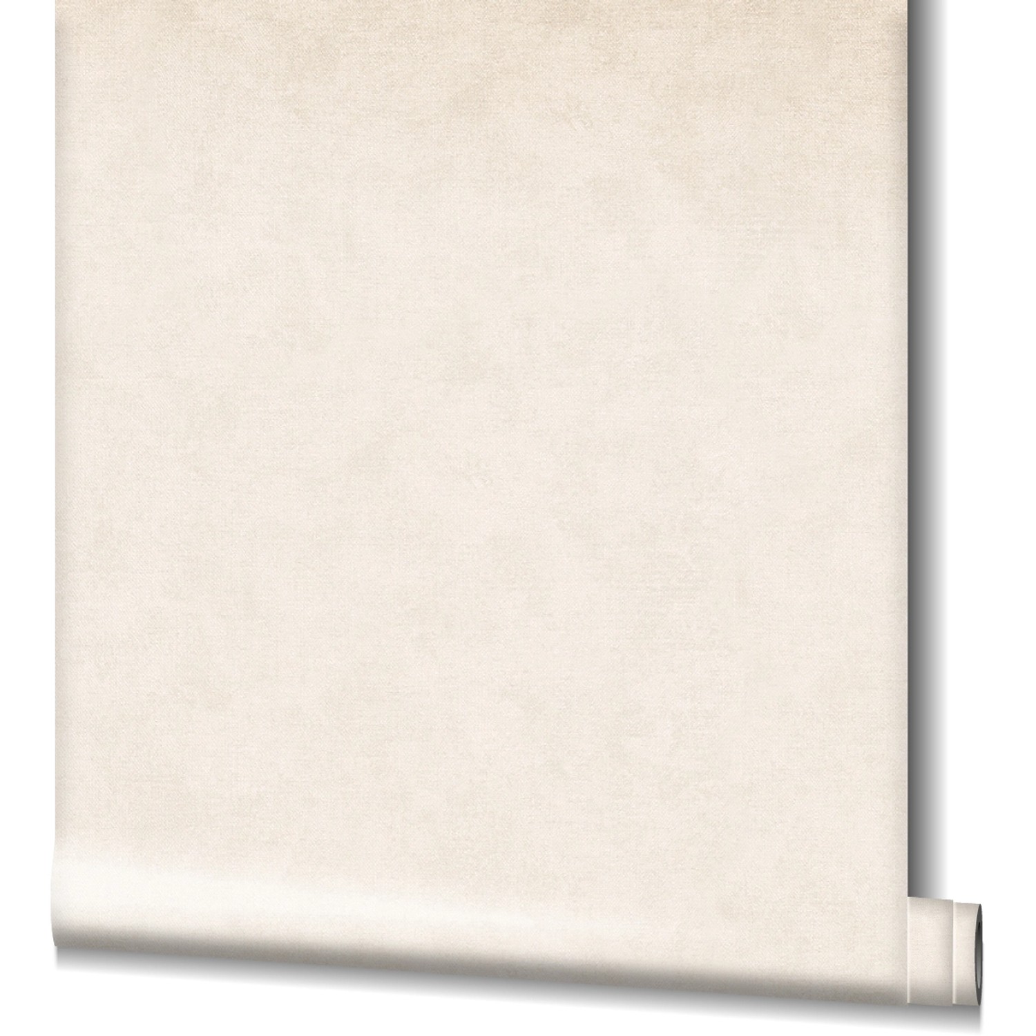 Marburg Vliestapete Shades Uni in Beige-Creme, Rolle. Dekorative Tapete mit leichter Wolkigkeit.