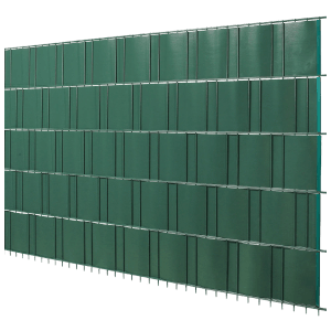 Floraworld Folienstreifen Sichtschutz für Einstabmatten Dunkelgrün 20,5 m x 24cm