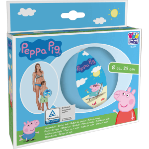 Happy People Peppa Pig Wasserball, 29 cm, mit Peppa Pig Motiven.