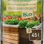 Sack OBI Bio Garten- und Hochbeeterde, torffrei, 45 Liter. Ideal für Hochbeete und Gärten.
