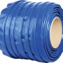 Blauer Fitt Flachschlauch Hi-Flat, Ø 40 mm, aufgerollt. Gartenschlauch Meterware für Bewässerung.
