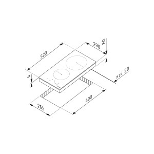 Pyramis Kochfeld PHI32230FMB