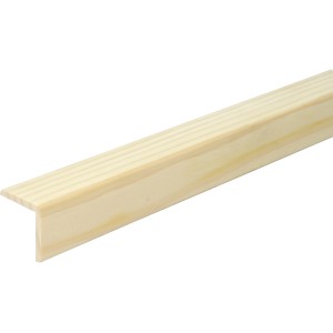 FN Neuhofer Winkelleiste, Fichte/Kiefer, astrein, roh, 35x35x1000 mm. Ideal zur Abdeckung von Ecken.