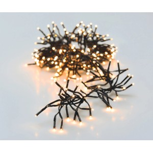 Cluster-Lichterkette 192 LEDs Warmweiß
