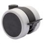 Wagner Möbel-Doppelrolle Soft, 6 cm, mit Feststeller, Tragkraft 50 kg, schwarz.