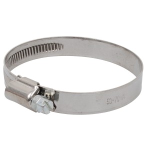 Kirchhoff Schlauchklemme, 50-70mm, Edelstahl. Klemme für Schlauchverbinder.