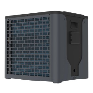 Summer Fun Wärmepumpe Smart Plus 3 kW, Poolheizung in Schwarz.