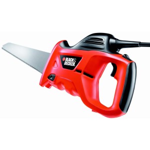 Black+Decker Elektro-Handsäge KS880EC, 400 W, rot/schwarz. Universalsäge für Holz und mehr.