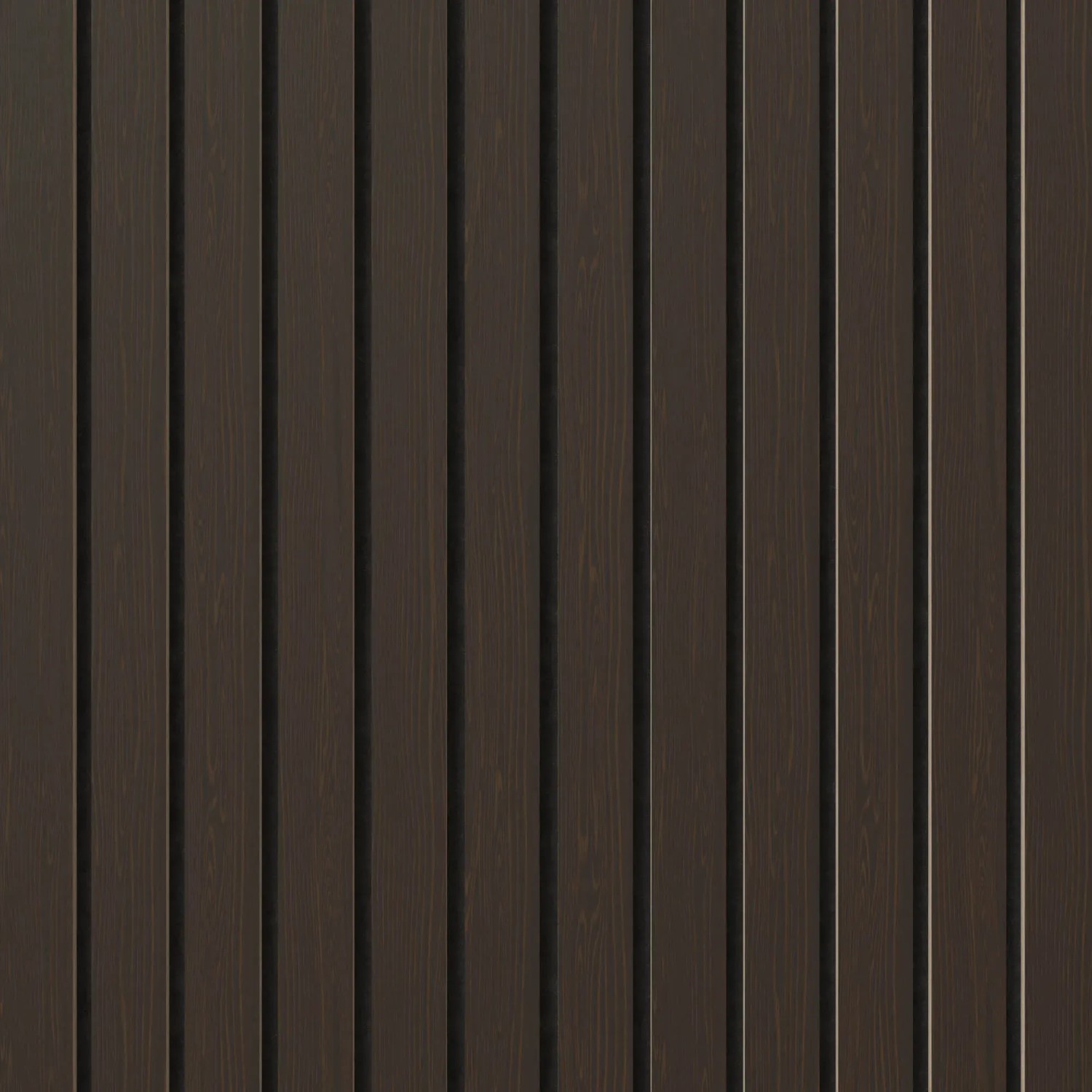 Akustikpaneel Eiche geräuchert, brandhemmend, 60x248cm, für Wand- und Deckenverkleidung.