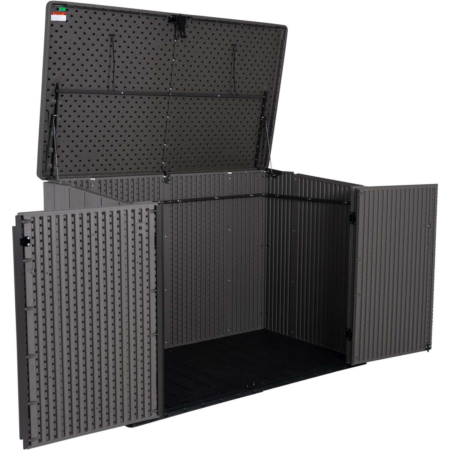Lifetime Gerätebox Kunststoff 108 cm x 191 cm x 132 cm Grau kaufen bei OBI