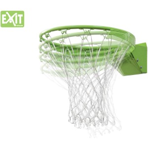 Grüner EXIT Basketball-Dunkring mit Netz für Spiel & Spaß im Garten.