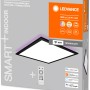 Verpackung der Ledvance LED-Deckenleuchte Planon Plus, 45x45 cm, mit Fernbedienung, smarte Lichtsteuerung.
