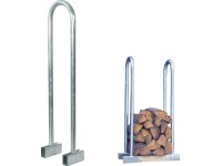 Kaminholz-Stapelhilfe Verzinkt 2er Set - Stabile Halterung Für Brennholz