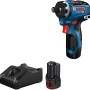 Bosch Professional GSR 12V-35 HX Akku-Bohrschrauber mit 2 Akkus und Ladegerät.