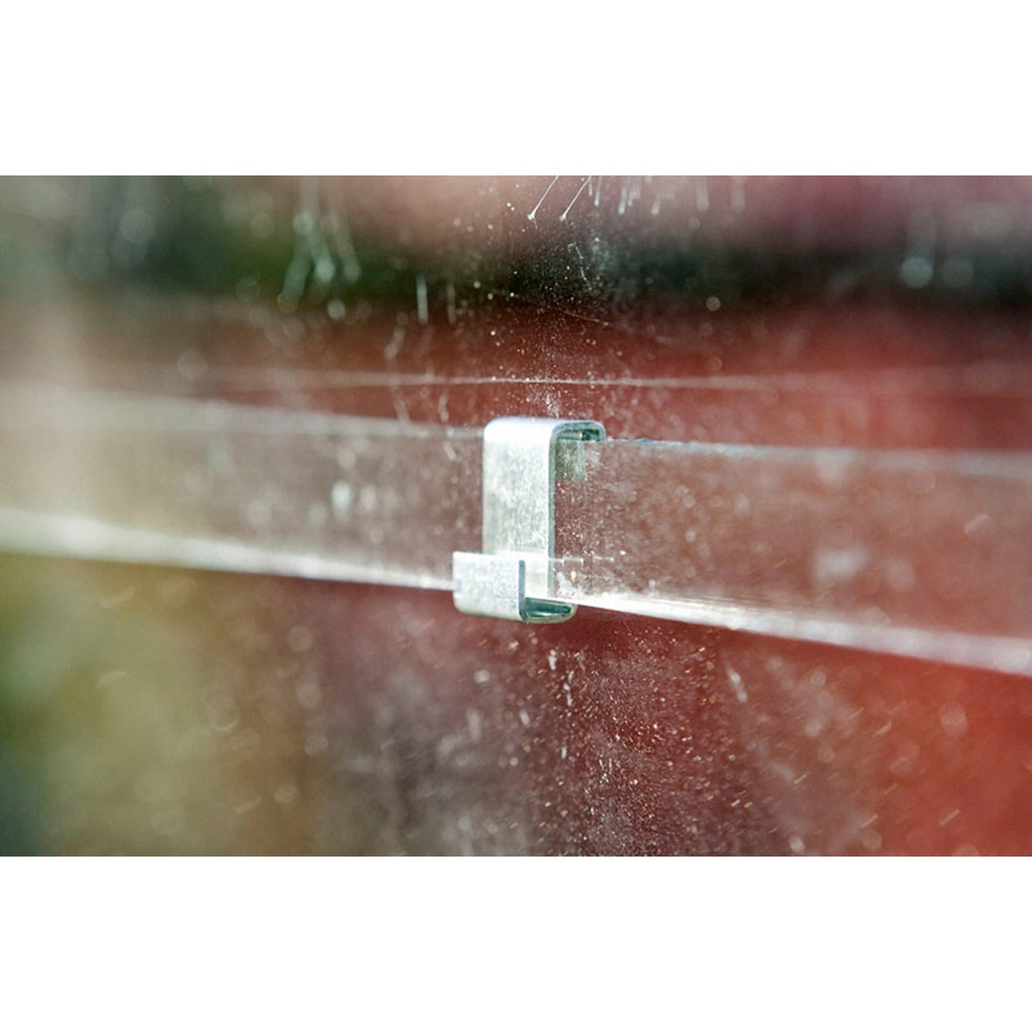 Juliana Glashalter zur Befestigung von Glasscheiben im Gewächshaus, 15 Stück.