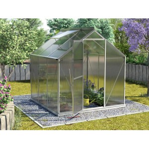 Vitavia Gewächshaus Triton 3800 HKP 6 mm Alu-Blank 3,8 m² inkl. Fundament