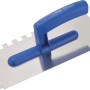 LUX Glättekelle Classic, 270 mm, mit 12x12 mm Zahnung für Fliesenleger- und Putzarbeiten.