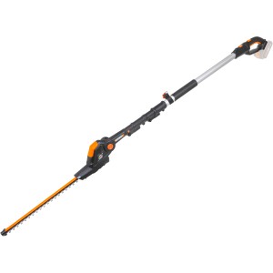 Worx WG252E.9 Akku-Teleskop-Heckenschere 20V Solo mit verstellbarem Kopf und Teleskopstange.