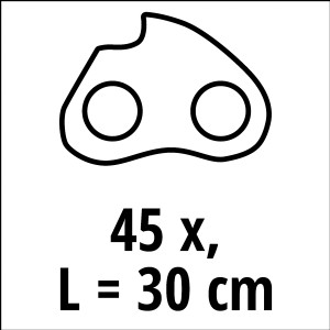 Symbolbild Einhell Ersatzkette 30 cm, 45 Treibglieder für Kettensäge
