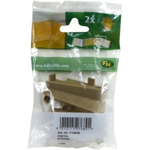 FN Neuhofer Innenecken K0210L Eiche Hell, 2 Stück im Kunststoffbeutel. Sockelleisten Zubehör.