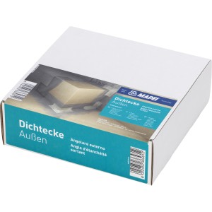 Mapei Dichtecke Außen, vorgefertigte Außenecke für Dichtband, im Karton.