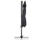 Doppler Ampelschirm Anthrazit, 300x220 cm, gefaltet und gebunden. Mit Dreh- & Neigungsfunktion für Garten & Terrasse.