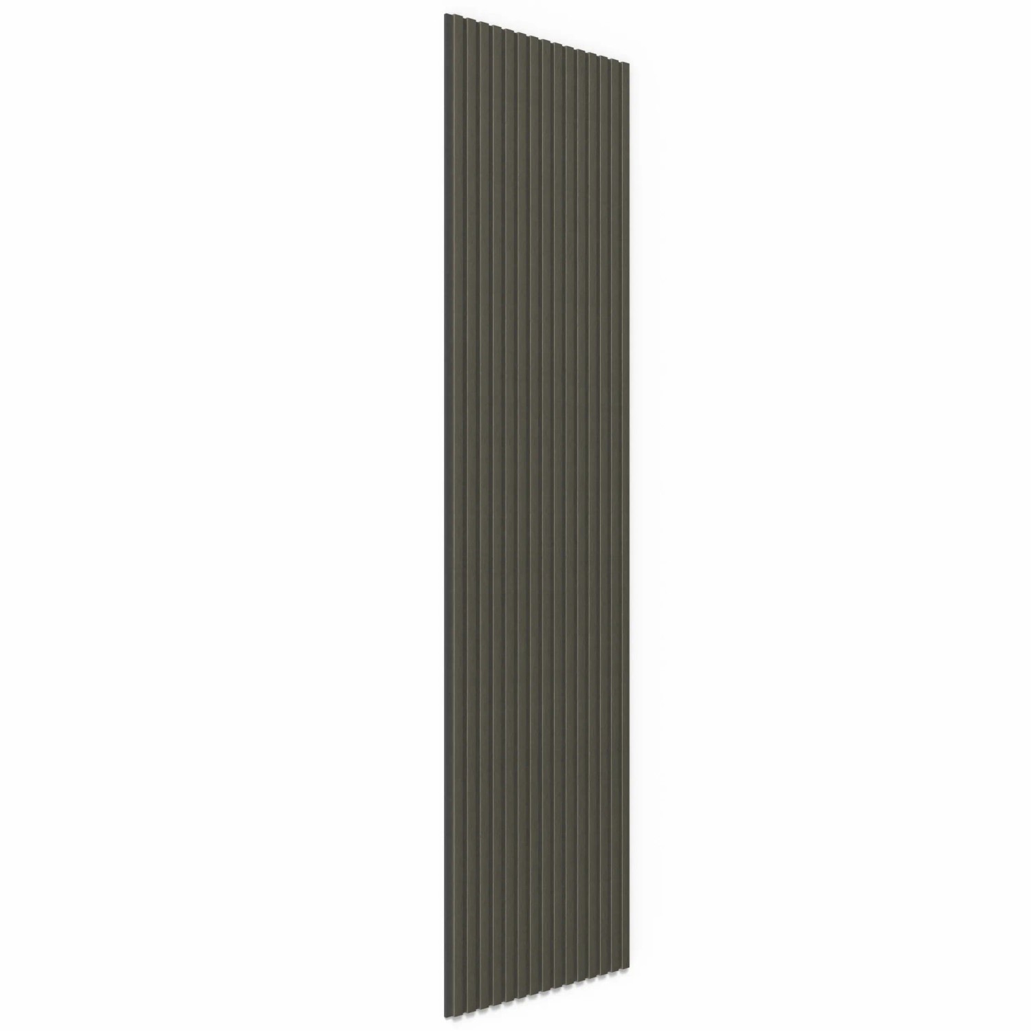 Denpanels Akustikpaneel in Silber Metalloptik, 60x240 cm, zur Schallreduzierung und Wandgestaltung.