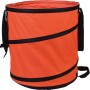 Oranger Gartensack Pop-Up, 85 l, für Gartenabfälle. Praktischer Gartenhelfer mit Tragegriffen.