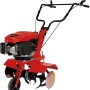Einhell Benzin-Bodenhacke GC-MT 2560 LD, rote Motorhacke für die Bodenbearbeitung im Garten.