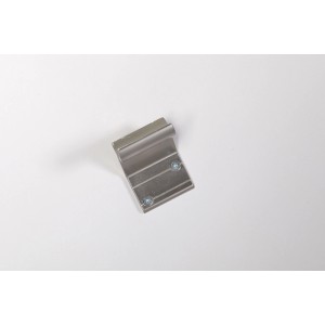 Handlaufkonsolen-Set Aluminium (2 Stück) - Zubehör Wandhalterungen Ø 40 mm