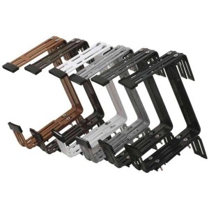 Siena Garden Blumenkastenhalter Gigant in verschiedenen Farben, 3-fach verstellbar.