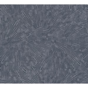 Blaue Vliestapete mit 3D-Effekt und leichtem Glanz. Moderne, strukturierte Dekorative Tapete.