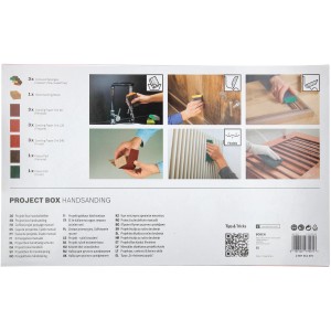 Bosch DIY Handschleif-Set Projekt-Box, 15-teilig für diverse Schleifarbeiten.