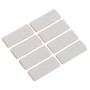 8 selbstklebende, rechteckige OBI Filzgleiter (16x44mm) zum Schutz von Möbeln und Böden.