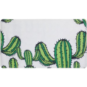 Wenko Wanneneinlage Cactus, 70x40 cm, mit grünem Kaktus-Muster für sicheren Halt in der Badewanne.