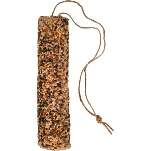 Fidelio Fettstange mit Saaten, 200g, für Wildvögel. Energiereiches Vogelfutter mit Aufhängeschnur.