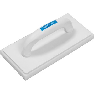 Weißes LUX Fliesenwaschbrett Classic 270x130 mm mit Schwammauflage fein.