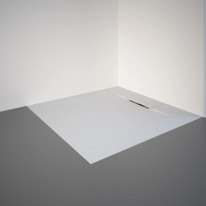 Schulte Duschwanne ExpressPlus Extraflach DWM-Tec Quadrat 90 cm x 90 cm Weiß