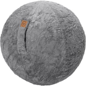 Sitting Ball Hocker Fluffy, 150 l, mittelgrau. Gemütlicher Sitzsack für Wohnzimmer und mehr.