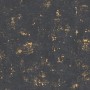 A.S. Création Vliestapete Trendwall Putz Used Schwarz-Gold mit Putzstruktur.