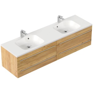 Posseik Badmöbel Geant 180 Eiche Gold